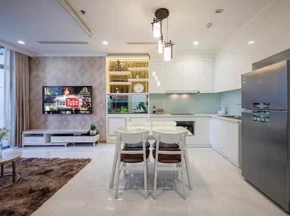 Enay Apartment - Vinhomes Central Park - Landmark Ho-Chi-Minh-Stadt Exterior foto
